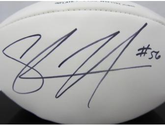 Lights Out! Shawne Merriman Autographed Football