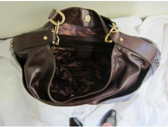 Stunning Stuart Weitzman Brown Leather Handbag