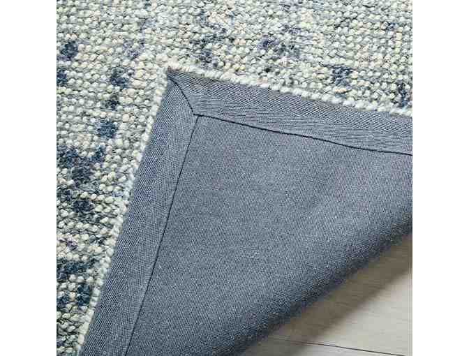 West Elm Distressed Foliage Rug in Moonstone 5x8