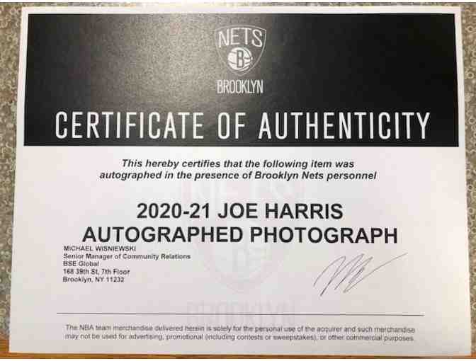 Brooklyn Nets own Joe Harris Autographed Photo