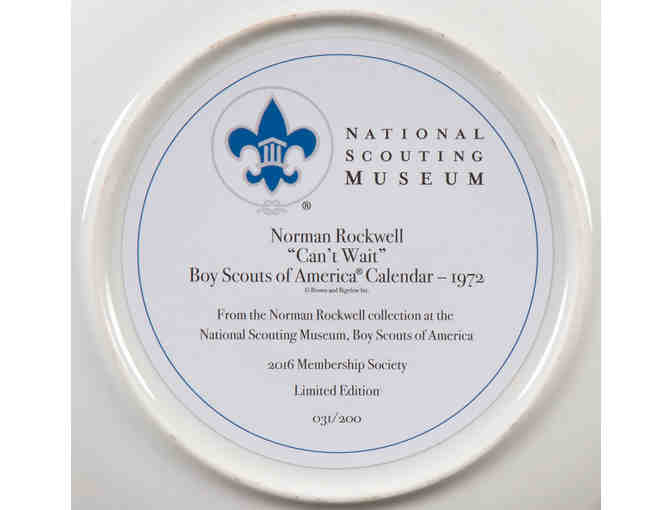 Norman Rockwell Collector Plate & 6-pack museum admission