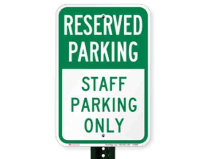 Teacher Parking Spot Cafeteria - SPRING
