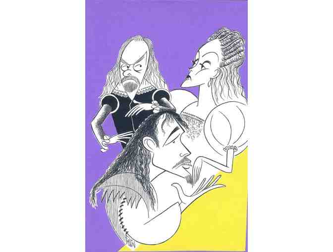 Caricature by Ken Fallin