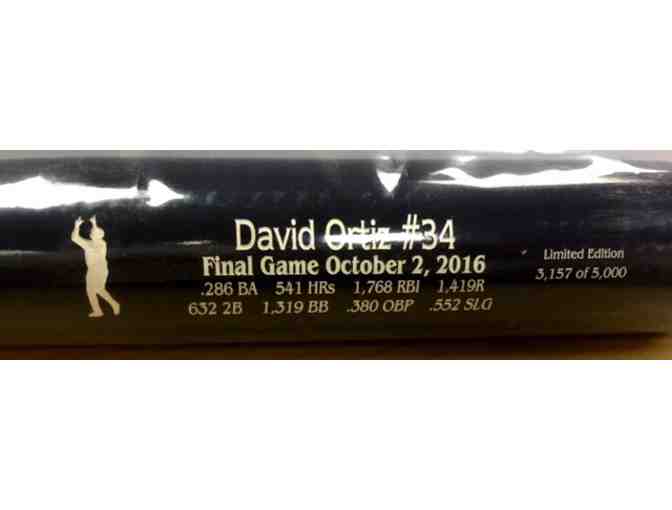 David Ortiz Game Model Career Achievement Collectible Bat