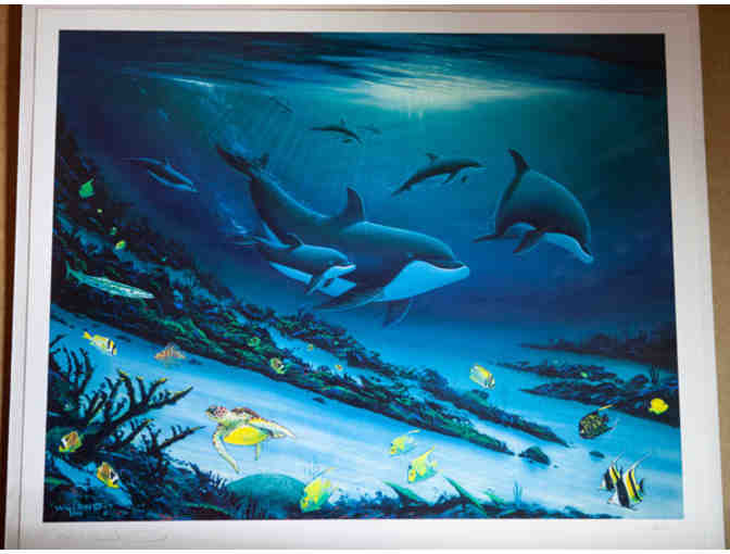 Celebrating The Sea - Signed and # Limited Edition Lithograph by Renowned Artist Wyland - Photo 1