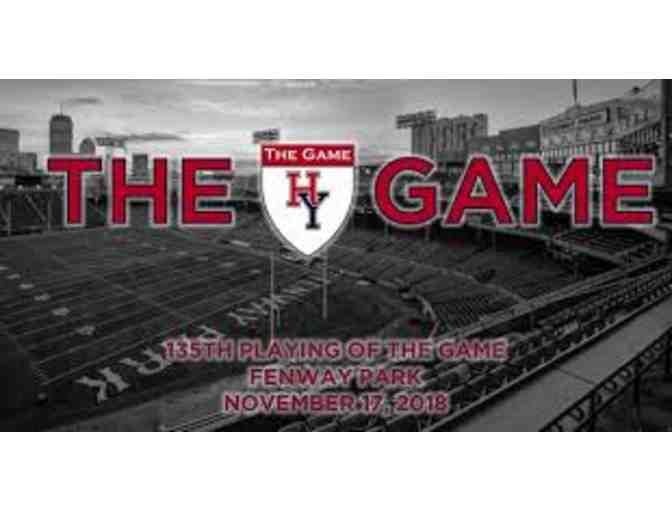 'THE GAME' - 2 Harvard vs Yale Football Tickets at Fenway Park