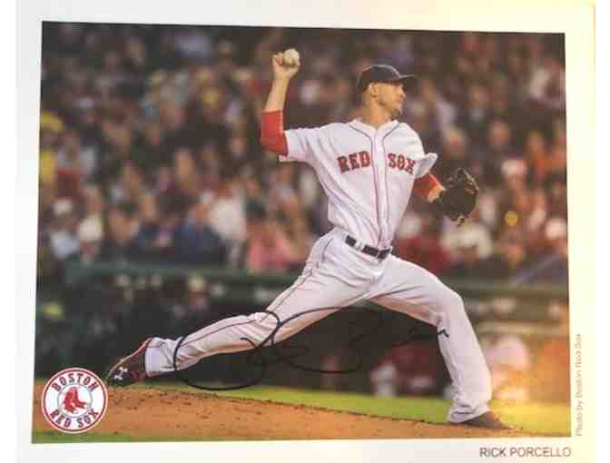 Red Sox Rick Porcello autographed 8âx10â photo