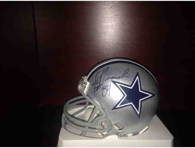 Autographed Dallas Cowboys mini helmet