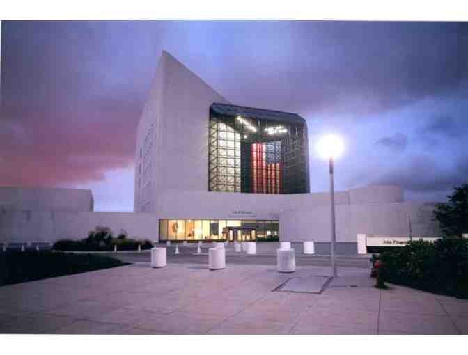 Four Passes to the John F. Kennedy Library and Museum and $25 dining card.