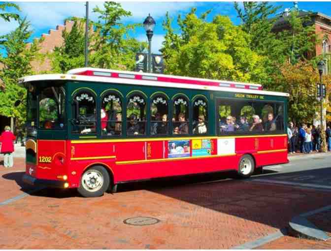 Salem Trolley Tour! Two Adult Tickets and Two Child Tickets