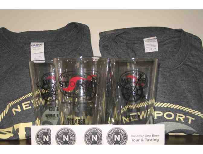 Newport Craft Brewing & Distilling Co. - Tour and Tasting for 4 and promo items