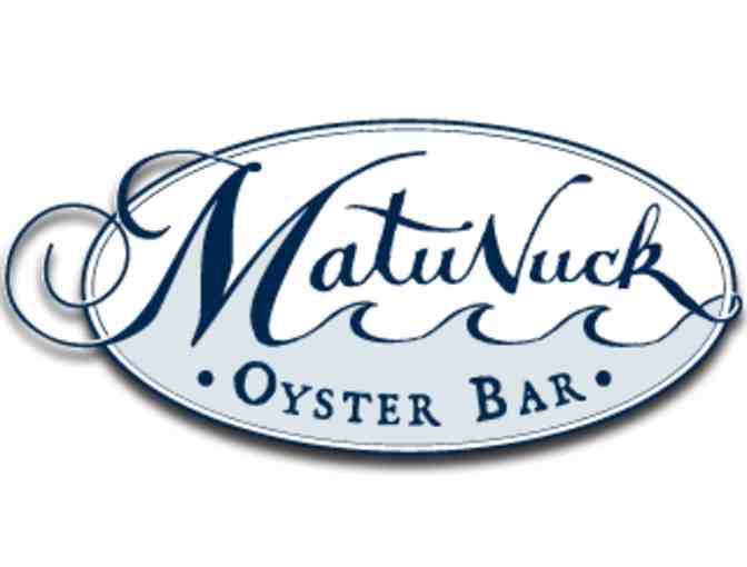 Matunuck Oyster Bar Gift Certification