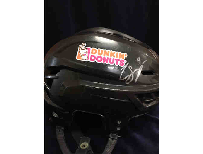 Autographed Providence Bruins Helmet - Used in a Game