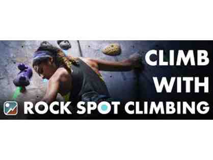 Rock Spot Climbing- Two Day Passes with Gear