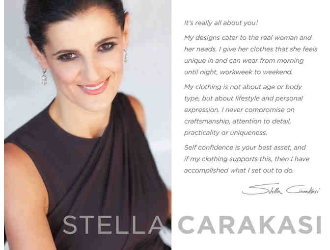 Stella Carakasi Gift Certificate for Stella Studio in Berkeley