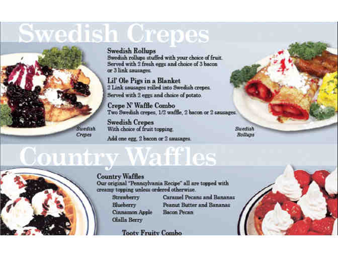Gift Certificate for Country Waffles