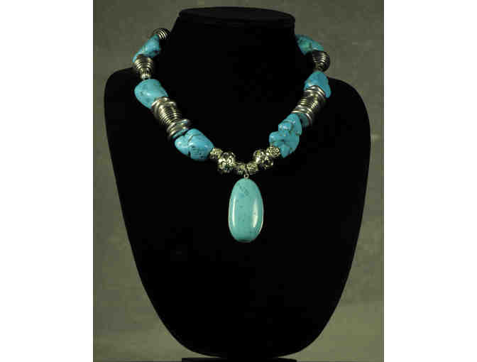 One-of-a-Kind Handmade Turquoise Necklace