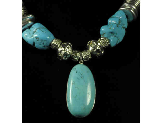 One-of-a-Kind Handmade Turquoise Necklace