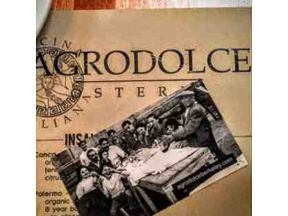 Gift Certificate for Agrodolce Osteria in Berkeley