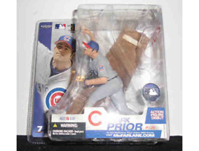 Three McFarlane's Action Figures: Baseball's Mark Prior, Derek Lowe, and Jake Peavy - NEW