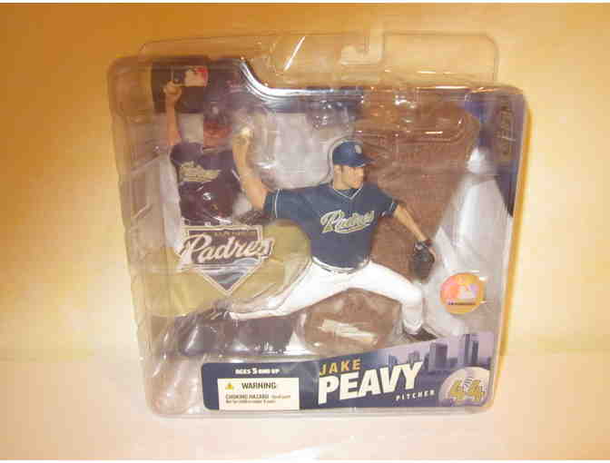 Three McFarlane's Action Figures: Baseball's Mark Prior, Derek Lowe, and Jake Peavy - NEW