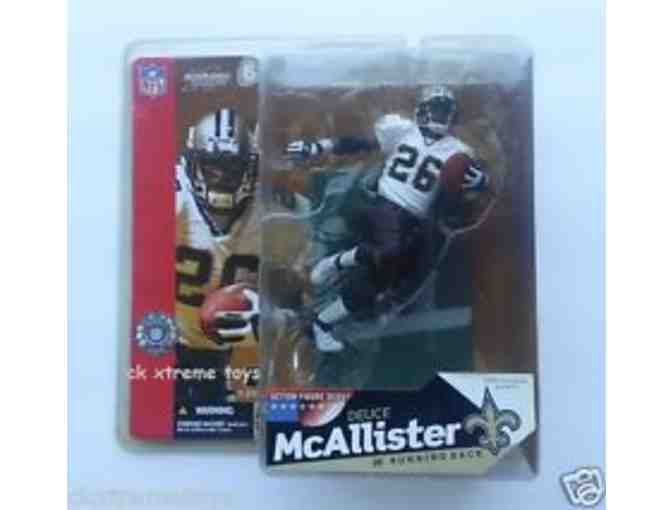 Two McFarlane's SportsPicks Action Figures:Football's Deuce McAllister & James Jackson-NEW