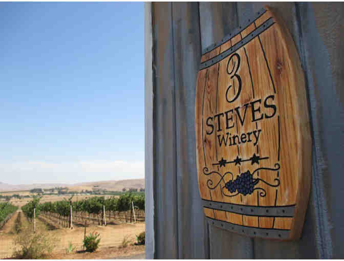 Wine Tasting and Tour for Eight at 3 Steves Winery in Livermore