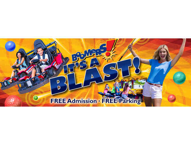 Four Buy One - Get One Attractions & Round of Mini Golf for Four at Boomers! in Livermore