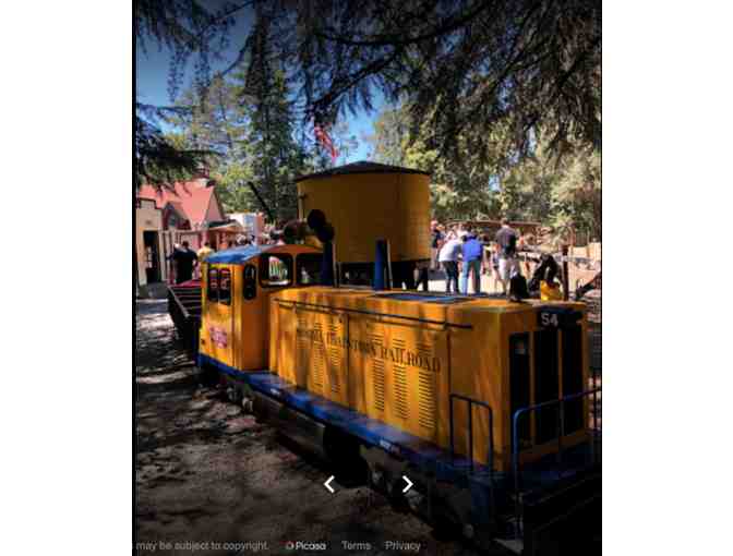 Four (4) Tickets to Steam Trains at Sonoma Train Town