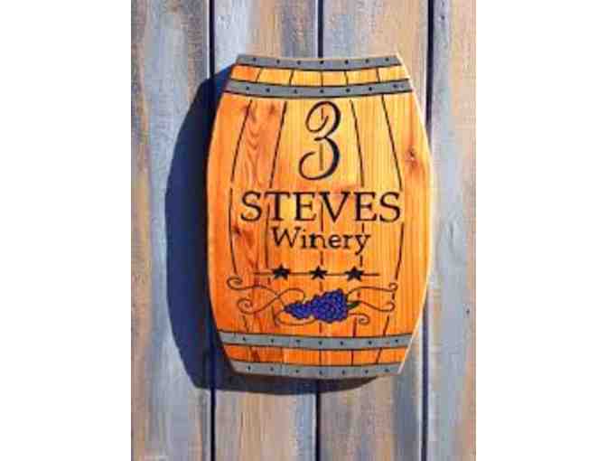 Wine and Stories for Six at 3 Steves Winery in Livermore