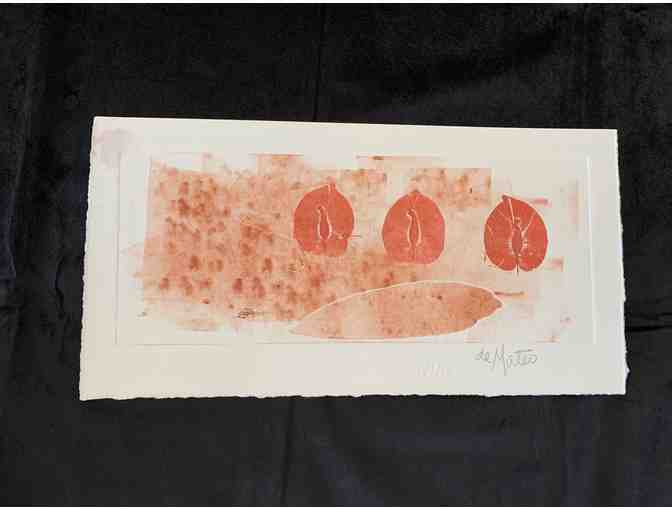 Signed Monoprint by Mexican Artist Maria Luisa de Mateo #2