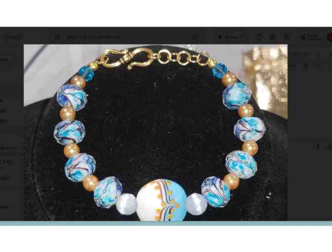 Earrings, Bracelet, and Necklace Set made by Hayward Council Member Sara Lamnin