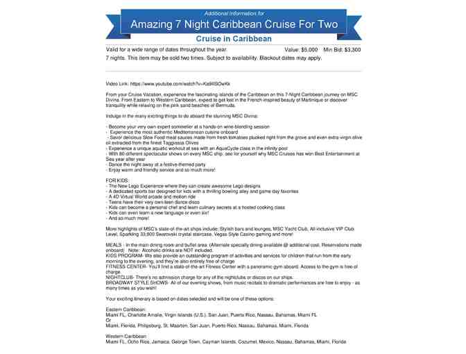Amazing 7 Night Caribbean Cruise For Two - Photo 3