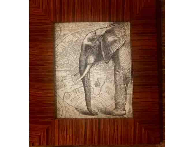 Two Reproduction Vintage Elephant Prints