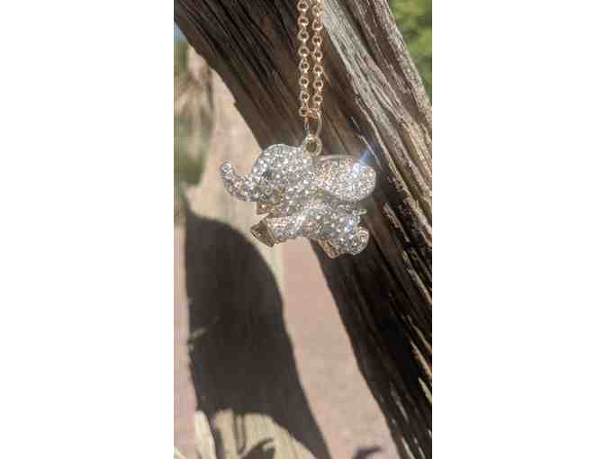 3-D Elephant Fashion Necklace