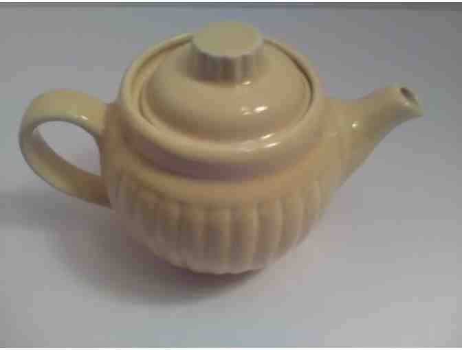 Hall Everson Ribbed Teapot Bright Yellow