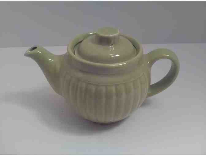 Hall Everson Ribbed Teapot Lemongrass