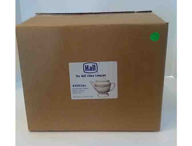 Hall Centennial Teapot Devon Cream Gold Trim