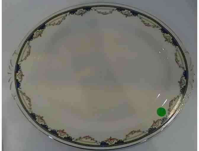 Homer Laughlin Nautilus Ivory N-339 Serving Platters, 2 pcs