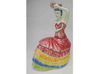 Hand Painted Dancing Lady