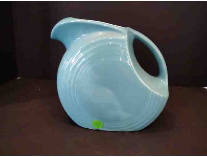 Homer Laughlin Fiesta Turquoise Large Disk Pitcher