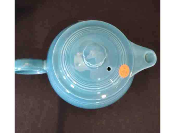 Homer Laughlin Fiesta Turquoise Teapot w/Lid