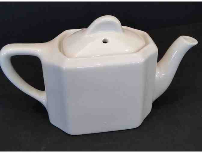 Hall China White Teapot from Twin Tea Set