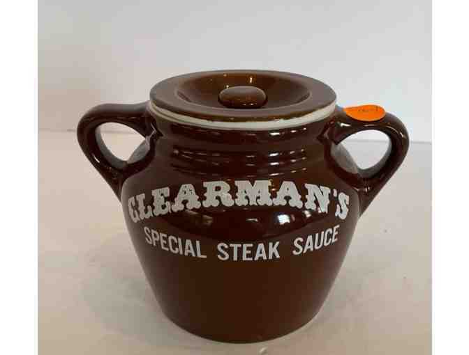 Hall China Clearman Jug New England Bean Pot w/Lid