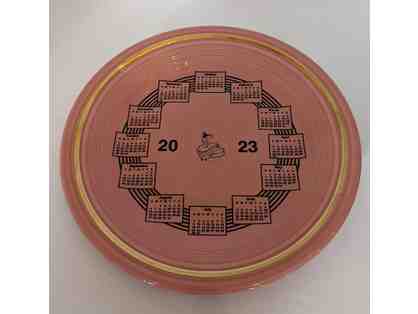 Fiesta Table Ware Co 2023 Peony Calendar Plate #1 of 12