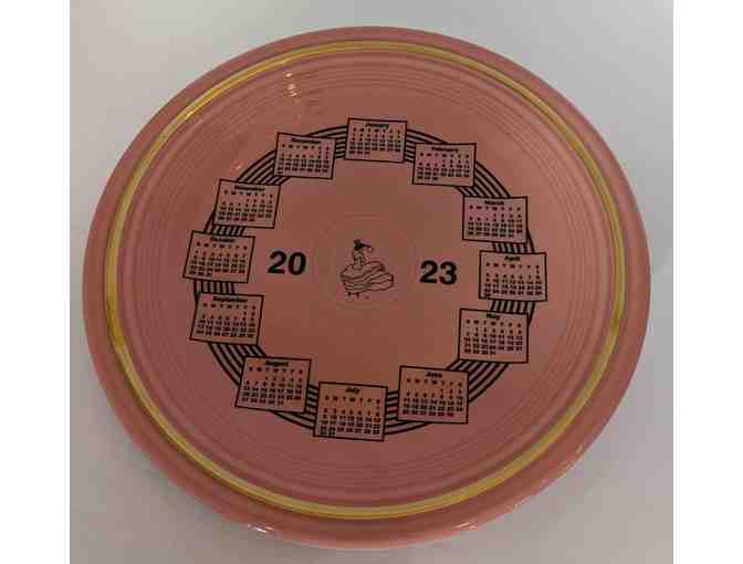 Fiesta Tableware Co 2023 Peony Calendar Plate #4 of 12