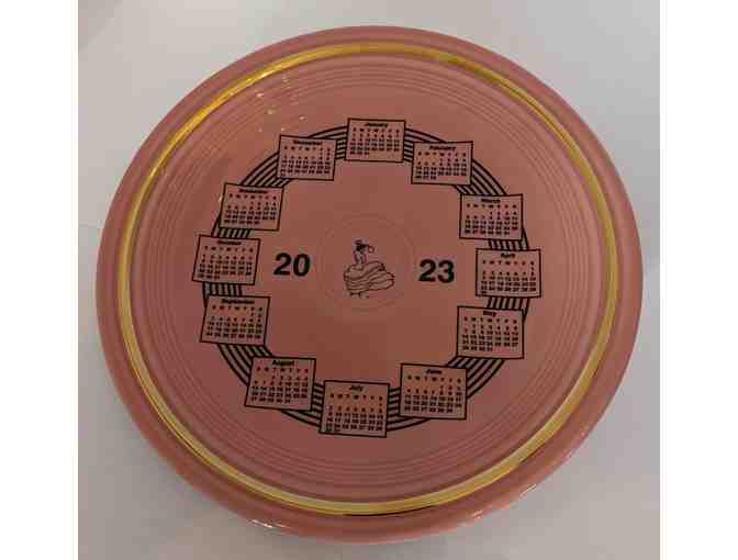 Fiesta Tableware Co 2023 Peony Calendar Plate #5 of 12