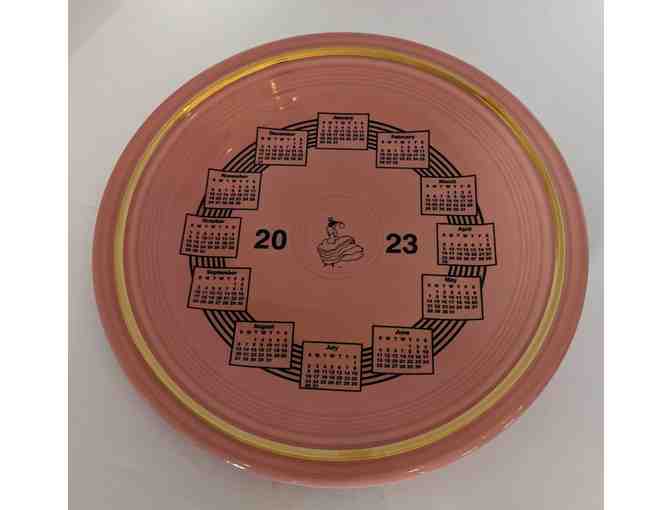 Fiesta Tableware Co 2023 Peony Calendar Plate #6 of 12