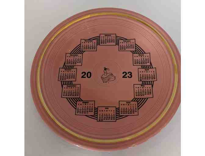 Fiesta Tableware Co 2023 Peony Calendar Plate #8 of 12