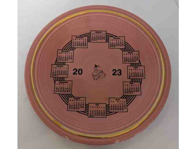 Fiesta Tableware Co 2023 Peony Calendar Plate #9 of 12